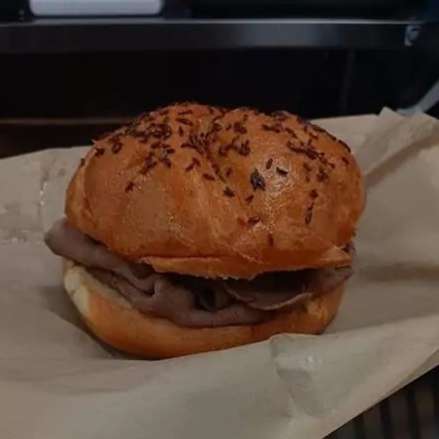 Beef on Weck Roll.